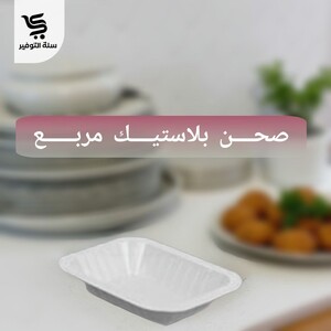 صحون ثري بي نصف50 حبة