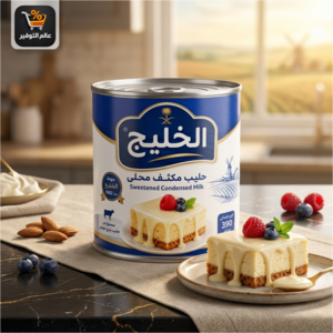 حليب مكثف الخليج 390 جرام